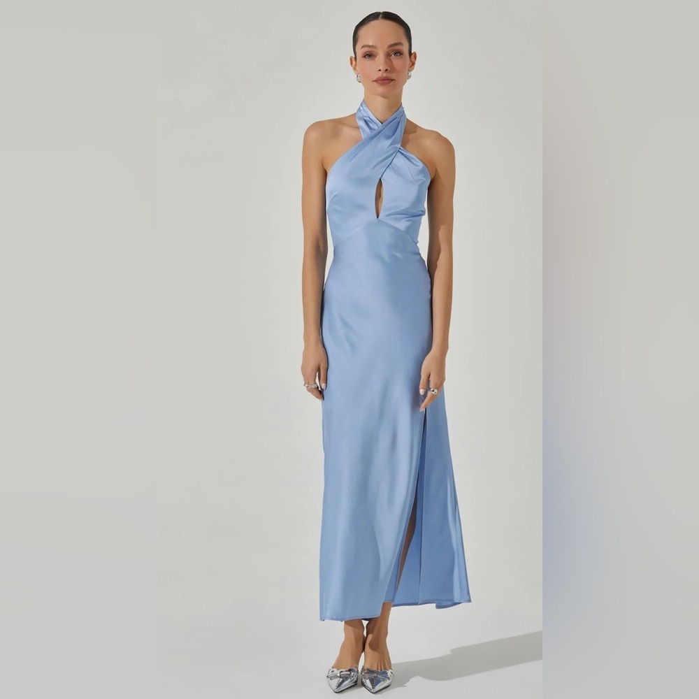 ASTR Marissa Satin Midi - Picture 2 of 4